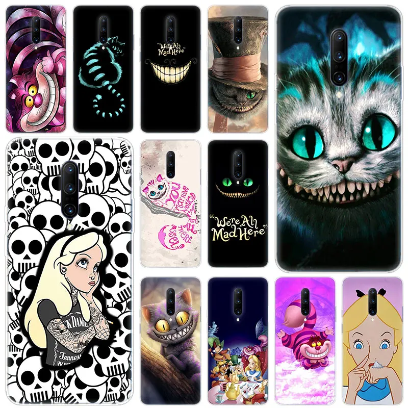 Hot Alice in Wonderland Soft Silicone Fashion Transparent Case For font b OnePlus b font font