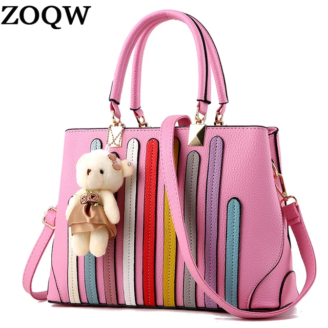 ZOQW Famous Designer Brand Bags Women Leather Handbags 2018 Luxury