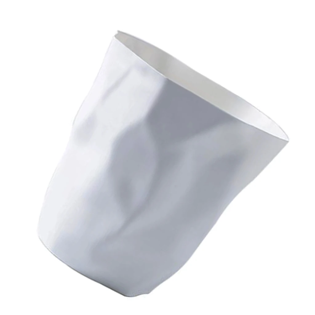 Modern Fashion Irregular Trash Can Plastic Wastebasket Dustbin for Home Office Car