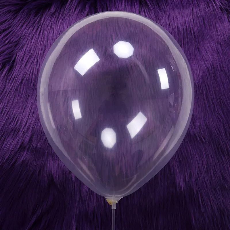

10pcs 12inch Clear Balloon Transparent Latex Balloon Wedding Decoration Inflatable Helium Air Balls Happy Birthday Party Balloon