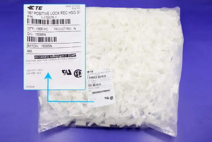 1-172075-1 корпус TYCO разъемы TE корпуса AMP клеммы 100% новые и оригинальные детали |