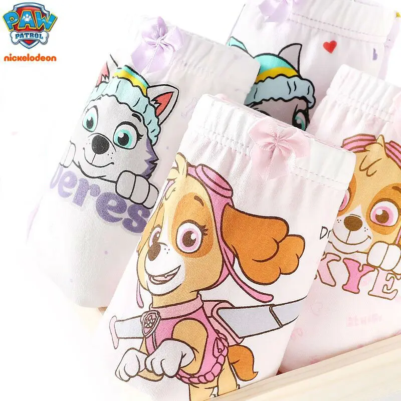 

High quality 4pcs/bag Genuine paw patrol underpant 100% cotton chase marshall rocky rubble Doll kids Children toy Birthday gift