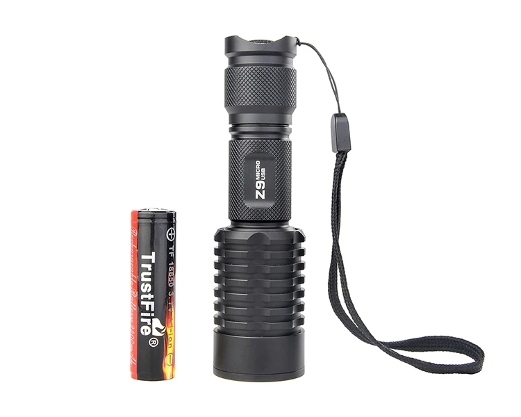 Фонарик алюминиемые заряжающиеся usb zoom
