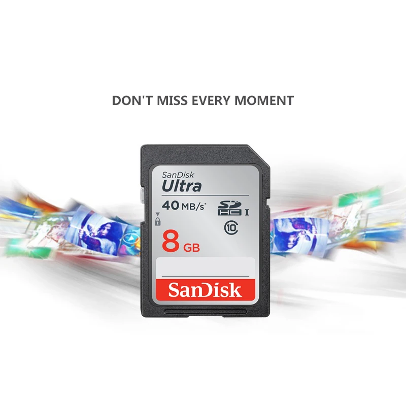 SanDisk SD карта Ultra Max 80 МБ/с./с скорость чтения 64 Гб 128 ГБ 16 ГБ 32 ГБ класс 10 карты памяти UHS-I SDHC/SDXC Для видео камеры