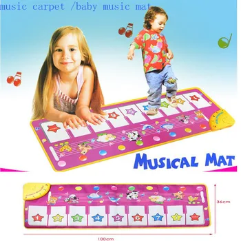 

Music carpet sparkle piano blanket environmental protection multi-functional children music game carpet bag new products rug