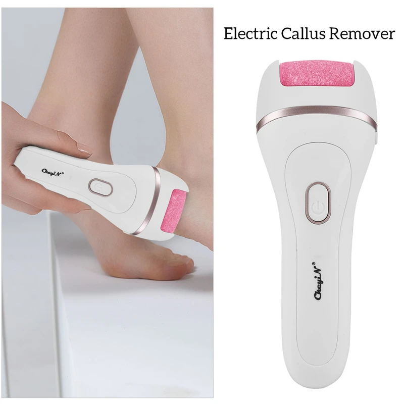 Rechargeable Smooth Feet Shoes Woman Dead Dry Skin Remover Foot Care Tool Vibrator Pedicure Peeling Callus Massager Roller Head