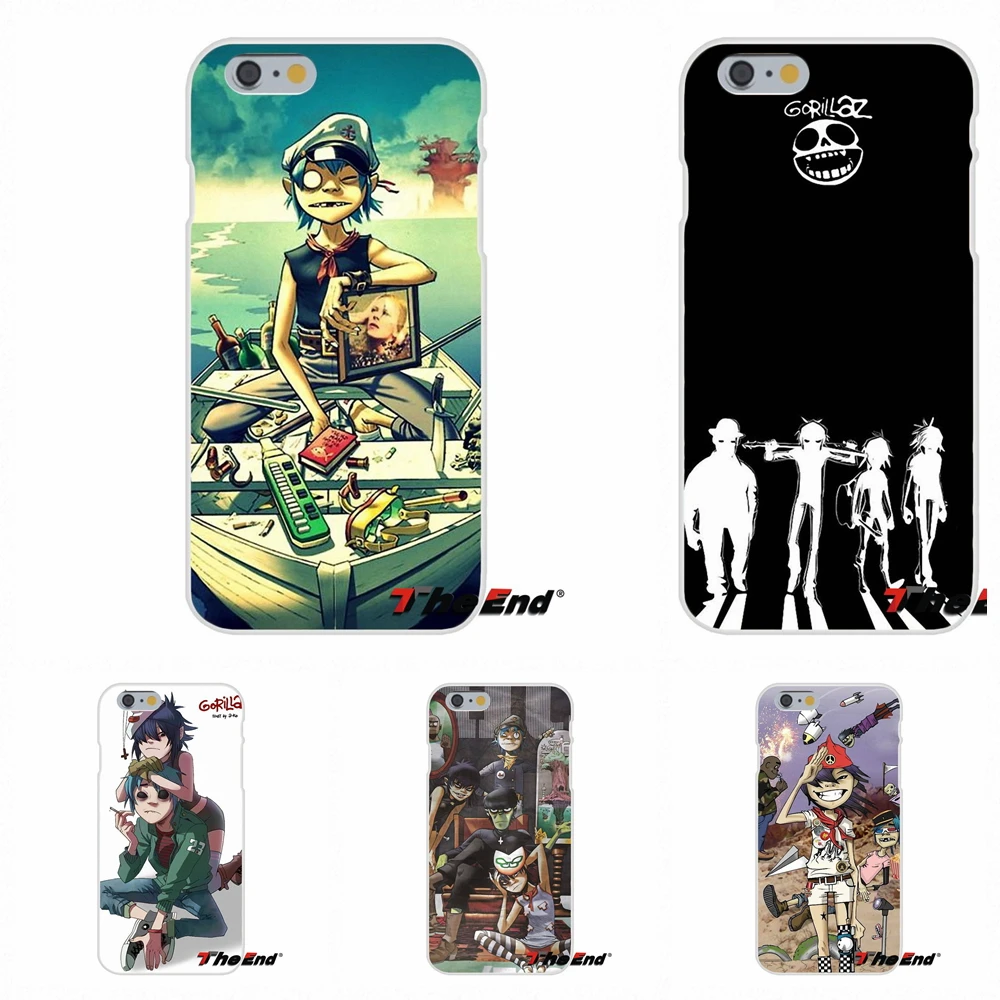 Мультфильм Gorillaz лодка шаблон для HTC один m7 M8 A9 M9 E9 плюс Desire 630 530 626 628 816 820 мягкий