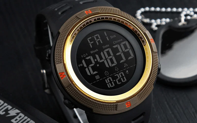 SKMEI бренд мужской моды спортивные часы Chrono обратного отсчета мужчин Водонепроницаемый цифровые часы человек военный часы Relogio Masculino