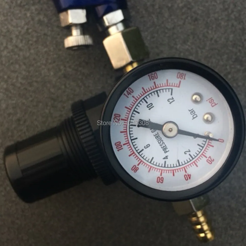 0-12bar 0-180psi Air Давление регулятор Управление Клапан Пистолеты-распылители