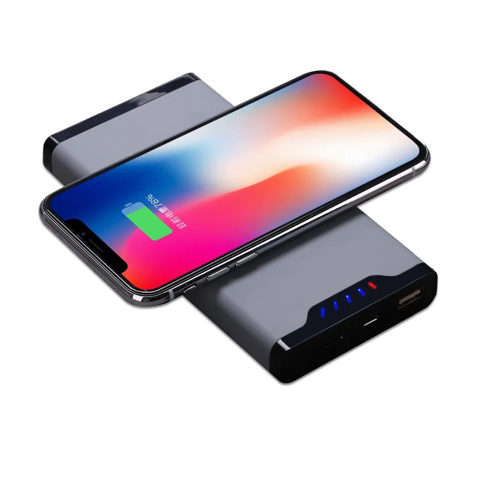 10000mAh Wireless Charger Powerbank Bateria External Portable Wireless Power Bank USB Power Bank For Samsung Xiaomi Huawei 10000mAh Wireless Charger Powerbank Bateria External Portable Wireless Power Bank USB Power Bank For Samsung Xiaomi Huawei