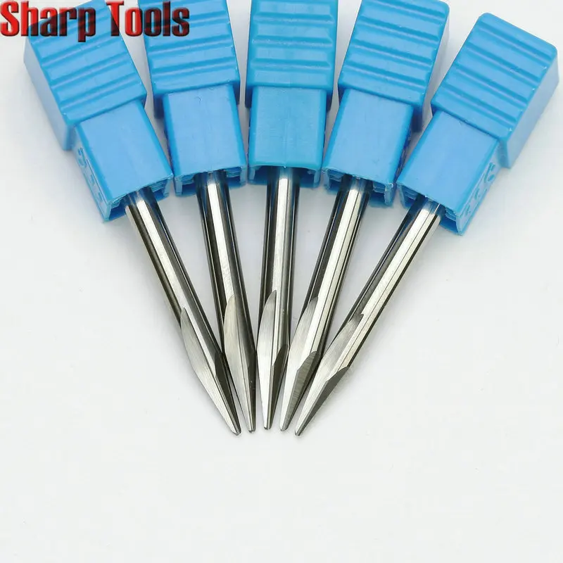 two straight flutes engraving bits