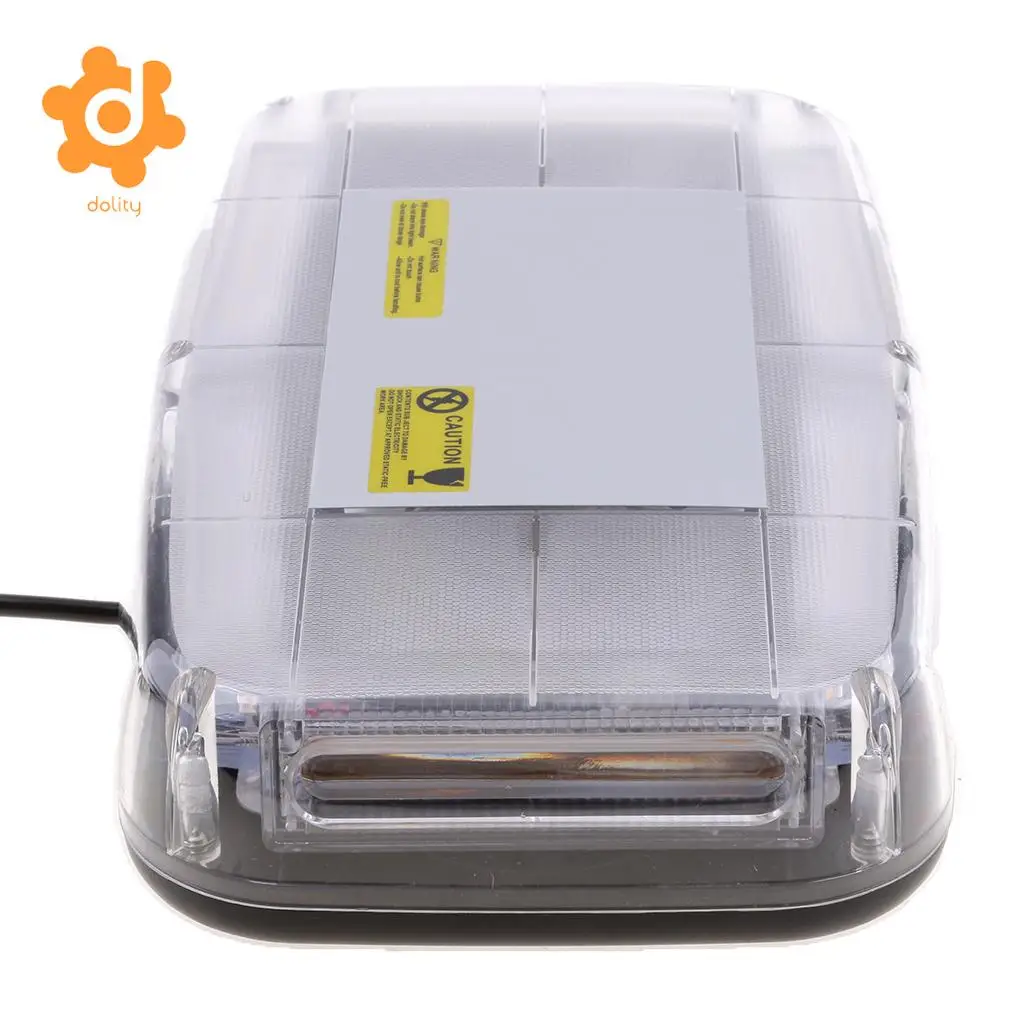 Car Truck Roof Top Emergency Warning Flash LED Strobe Light Magnetic Base