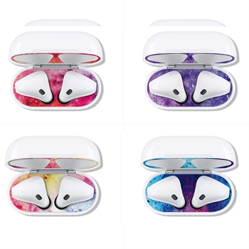 

For Apple Airpods Charging Box Dust Protection Sticker for AirPods Fashion Colorful Dust Proof Inner Cover Patch Accessories