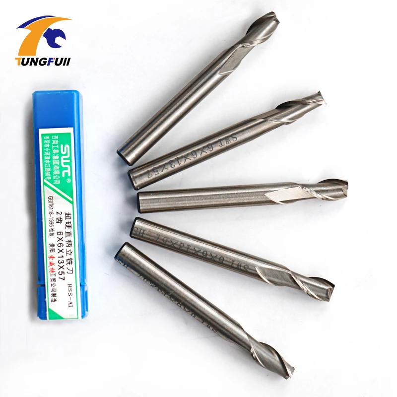 Фрезерный станок с 2 канавками роторный резак ЧПУ алюминиевая концевая фреза