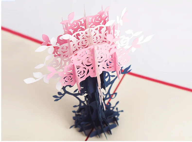 FUNNYBUNNY Flower 3D всплывающие поздравительные открытки букет цветок с очаровательными деталями идеальный подарок ручной работы для ваших влюбленных