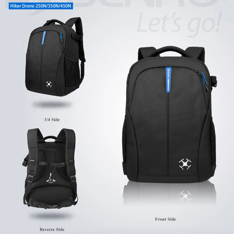 

Benro Hiker Drone 250 350 450 Camera Backpack Notebook Video Photo Bags For Video Case Large Size Case Rain Cover Free Shipping