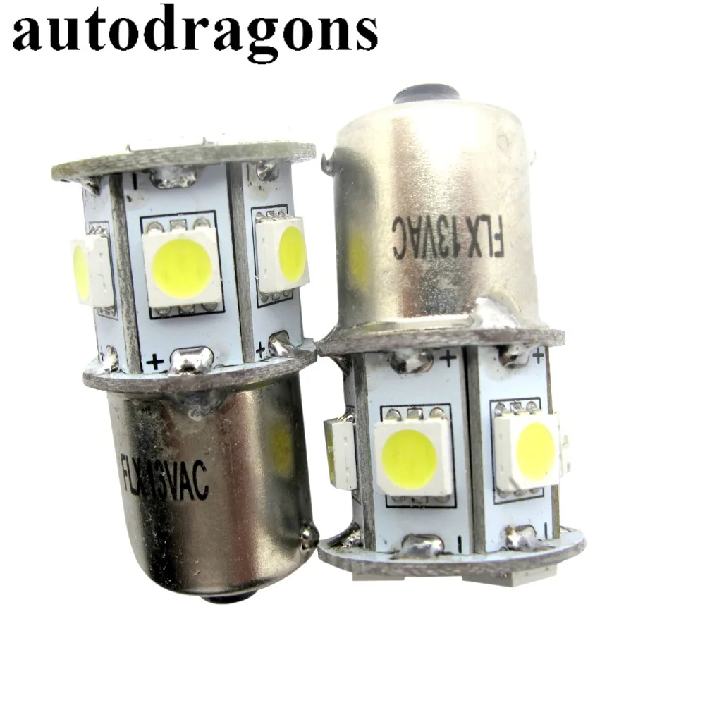Autodragons 100 шт. мигалки#89 1156 не Ghosting Флиппер люминесцентные светильники для пинбола 13 V AC Ba15s супер белый для игровой автомат для пинбола