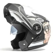 Мотоциклетный шлем Мужской электрический автомобиль локомотив женский туман половина покрытые шлем четыре сезона двойные линзы гронг