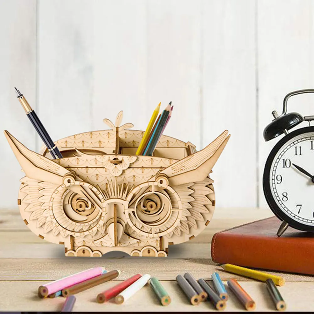 Robotime DIY 3D деревянные игрушки головоломки модель сборки самолет веселый го