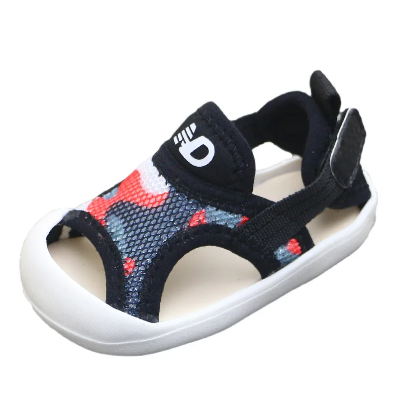

Baby Sandals Toddler Shoes Shoes 1-3y Soft Bottom Non-slip Baby Summer Sandals Mesh Camouflage Sandals