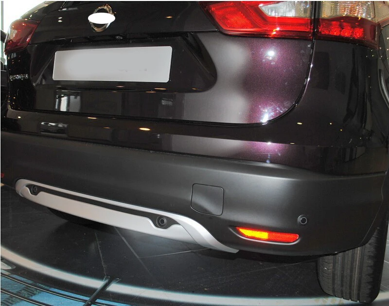 Front + Rear Bumper Protector Skid Plate Fit For Nissan Qashqai Dualis