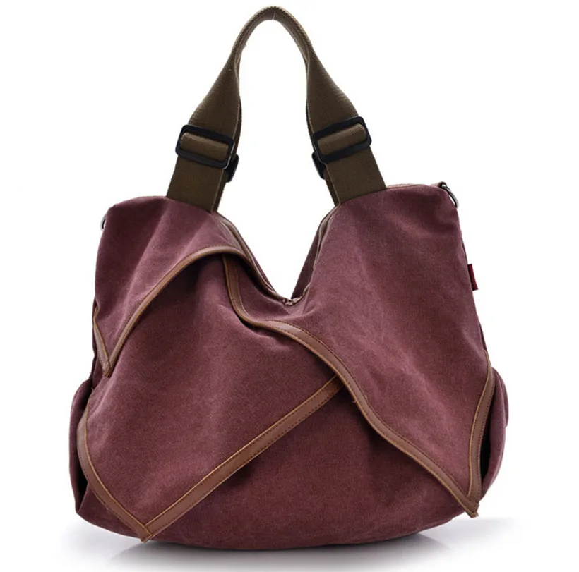 

2017 New Fashion Design Casual Style Woman Shoulder Bag Canvas Bag Big Capacity Female Bag