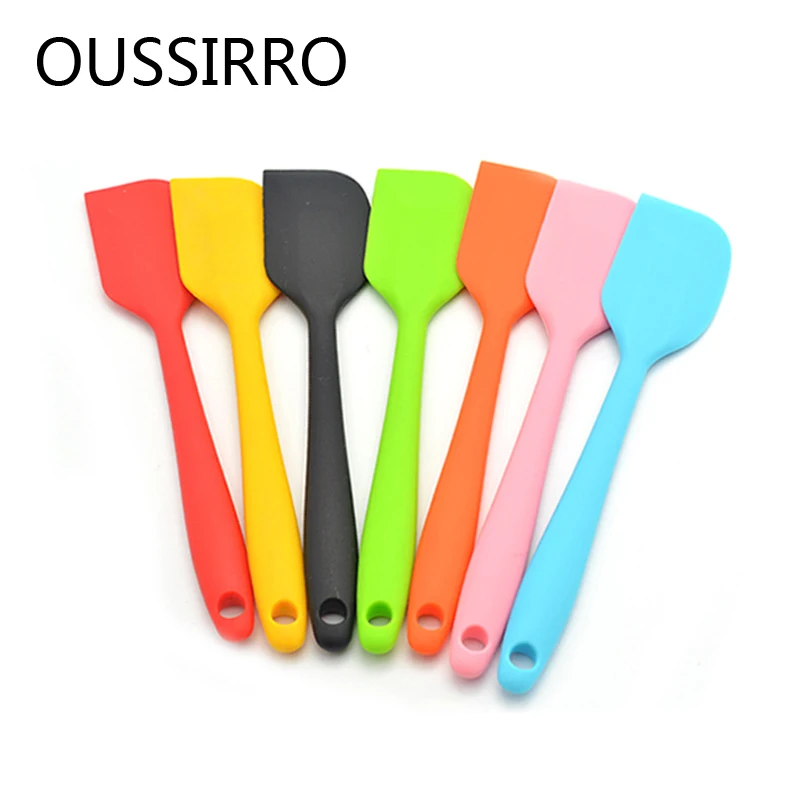

1 Pcs Silicone Pastry Spatula-Colorful Silicone Cake&Pastry Scraper Nonstick Dishwasher Safe-Cake Decorating Cream Spatula