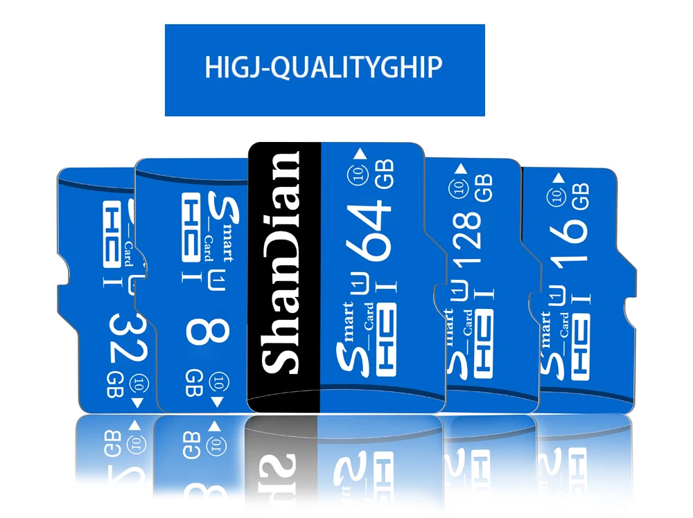 Карта памяти SHANDIAN Micro SD 16 ГБ 32 ГБ 64 ГБ 8 ГБ SDHC SDXC класс TF SD карты