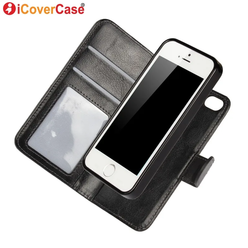 imágenes para Coque para iPhone 5S 5 SE 6 6 s 7 Más Caso Fundas Borde de cuero para Samsung Galaxy S6 S7 S8 Desmontable Cubierta Del Tirón Magnético billetera imágenes para Coque para iPhone 5S 5 SE 6 6 s 7 Más Caso Fundas Borde de cuero para Samsung Galaxy S6 S7 S8 Desmontable Cubierta Del Tirón Magnético billetera