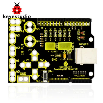 

Free shipping ! New keyestudio Touch Key USB shield for arduino
