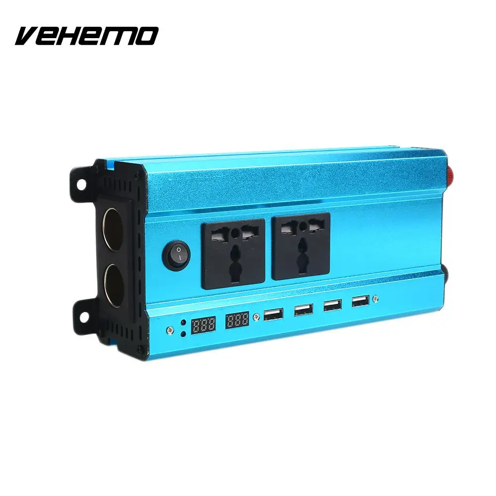 Vehemo DC12V для AC220V конвертер автомобильный инвертор Открытый Солнечный Мощность Инвертер высокая производительность Портативный трансформатор