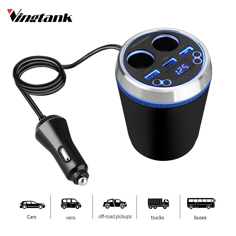 Vingtank Car Music MP3 Player Bluetooth Car Kit FM Transmitter