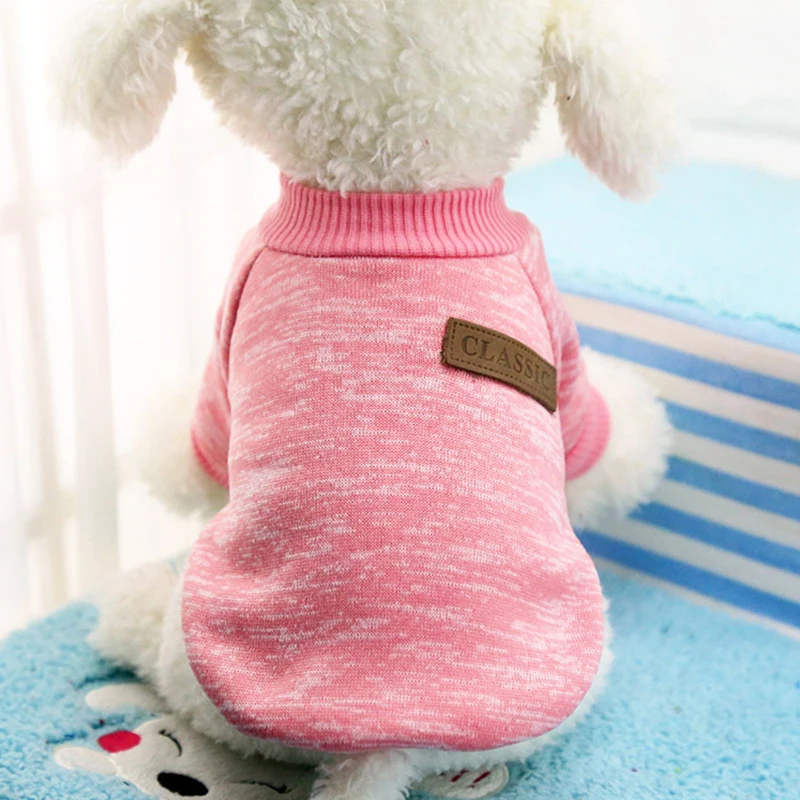 

Clothing for Dogs Small Soft Dog Wweater Chihuahua Clothes Solid Dogs Pets Clothing Dropshipping Winter Clothing for Dogs Puppy