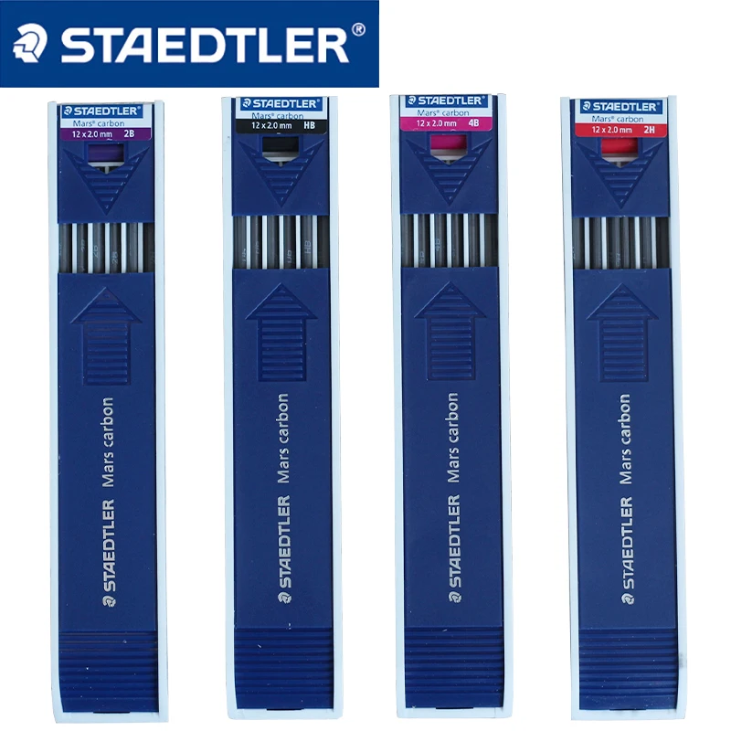 Staedtler 2 0 мм механические карандаши красный синий черный (HB 2B 4B) канцелярские