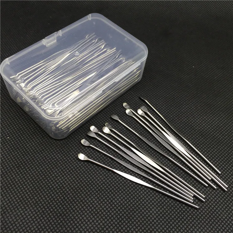 

200pcs/lot Wax Tool Wax Atomizer E Cig Stainless Steel Dab Tool Titanium Nail Dabber Tool Dry Herb Vaporizers Dabber Tool