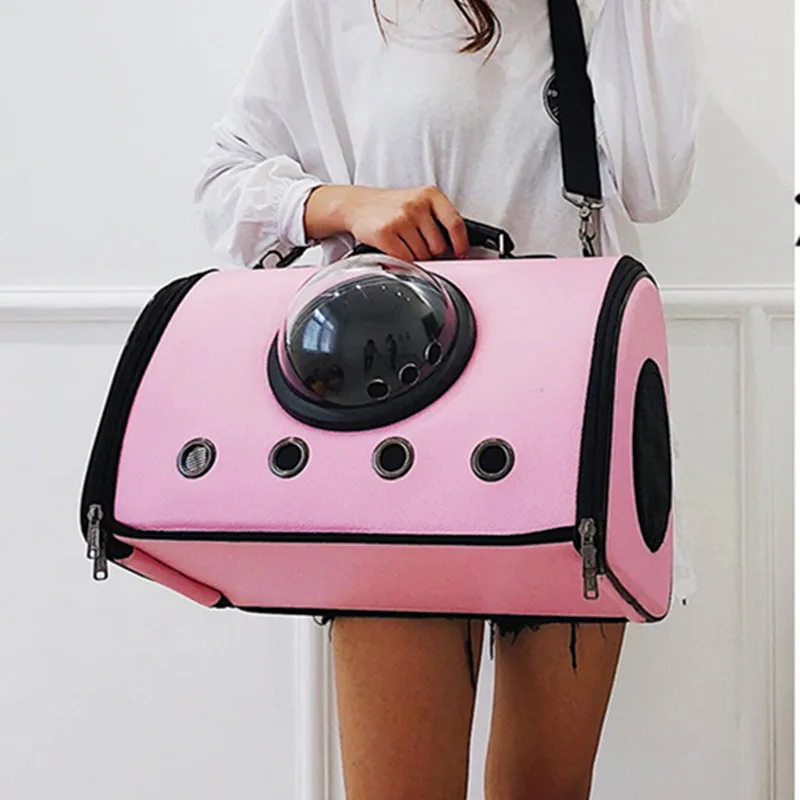 

Pet Carrier Dog and Cat Carrier Pet Travel Bag Transparent Breathable Space Capsule Design for Small Dog Cat Kittens Puppies