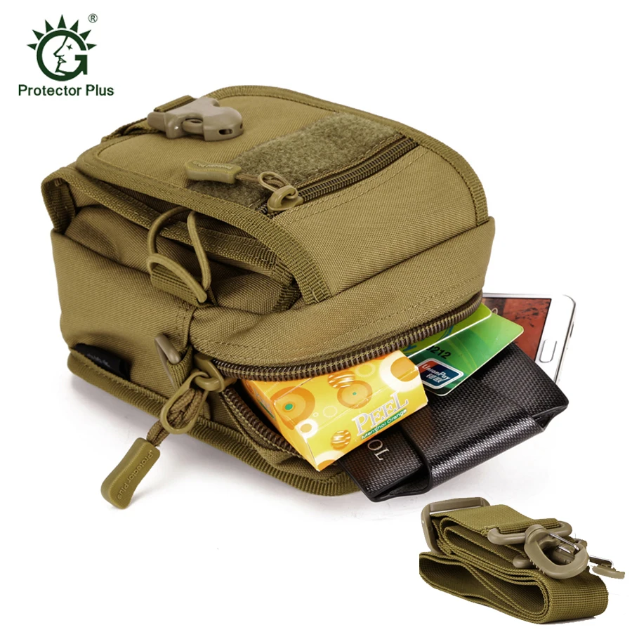  Outdoor Sport Camousflage Running Waist Bag Molle Military Tactical Waist Fanny Shoulder Bag For 5.