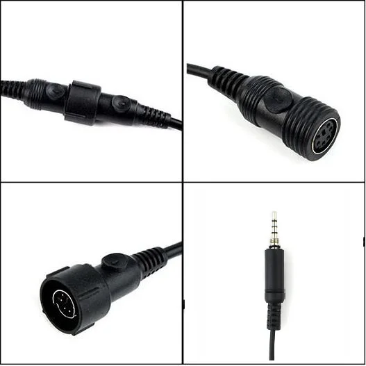 Новое Поступление Динамик Гарнитуры для Walkie Talkie Микрофона PTT YAESU VERTEX VX 6R/7R/170 VXA 710/220