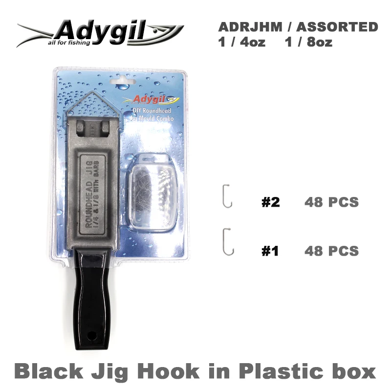 Форма для рыболовных колец adyil DIY ADRJHM/Ассорти комбинированная 1/4 унции (7 г) 1/8 (3 5 8