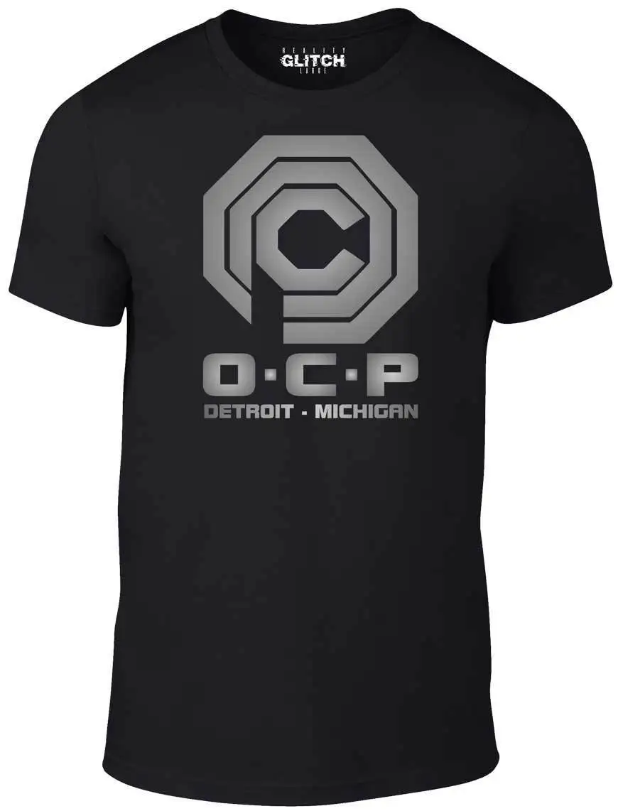 

Men's OCP T-Shirt - GIFT SCI-FI MOVIE FILM 80'S SCIENCE POLICE PRESENT ROBOT Cool Casual pride t shirt men Unisex New Fashion