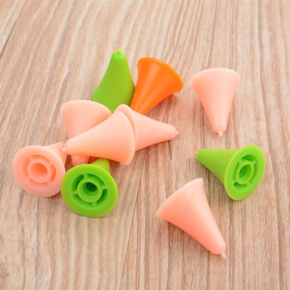 

10 Pcs Plastic Large Small Size Point Protectors/Stoppers for Knitting Needles