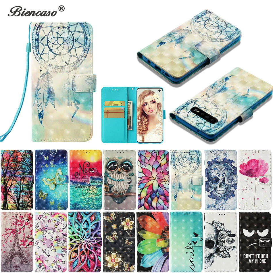 

Wallet Flip Case for Samsung Galaxy S10 S10e S9 Plus Note 8 9 Card Slot Back Cover For iPhone XS Max XR X Fundas Phone Bags C21