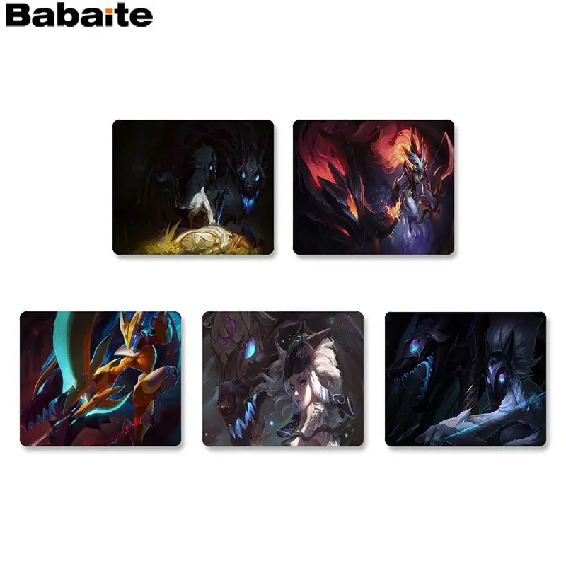 Babaite Веселая Лига Легенд KINDRED компьютерные игровые коврики для мыши Гладкий блокнот для письма настольные компьютеры мат игровой коврик для мыши
