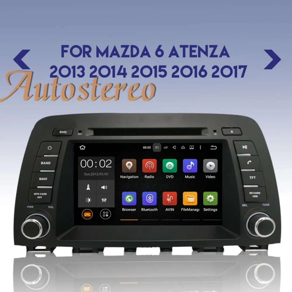 Clearance Newest Android8.0 4GB RAM system Car CD DVD Player GPS navigation For MAZDA6 ATENZA 2013 2014 2015 2016 2017 multimedia radio 5