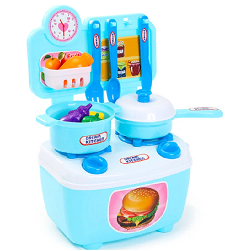 Детские игрушки для ролевых игр Классическая кухонная игрушка фруктов посуда