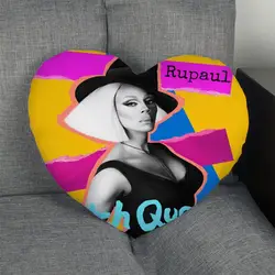 На заказ RuPaul подушка в форме сердечка крышка на заказ Наволочка на молнии крышка свадьба домашний офис декоративная шт. 1 шт. на заказ