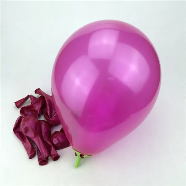 10 шт. на день рождения воздушные шары 10 дюймов 1,5g латекса воздушный шар с гелием утолщение жемчужные вечерние шар вечерние бальные детские игрушки шарики для свадьбы - Цвет: Rose