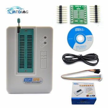 

Professional High Speed USB Programmer SOFI SP8-A EEPROM BIOS FLASH ISP 40 Pins Adapter 24 25 93 for Over 4000 IC Chips