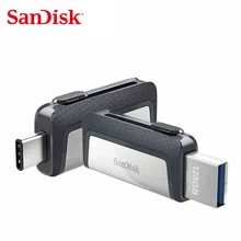 SanDisk type-C USB флеш-накопитель USB3.1 двойной OTG USB SDDDC2 флеш-накопитель 128 Гб 64 ГБ 32 ГБ 16 ГБ флеш-накопитель для смартфона XIaomi5 HuaweiP9