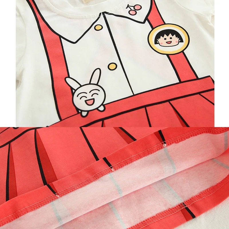 WOTTAGGA 2019 Print Suspenders Baby Girls T Shirt For Summer Infant Kids Girls T-Shirts Clothes Cotton Toddler Tops WOTTAGGA 2019 Print Suspenders Baby Girls T Shirt For Summer Infant Kids Girls T-Shirts Clothes Cotton Toddler Tops